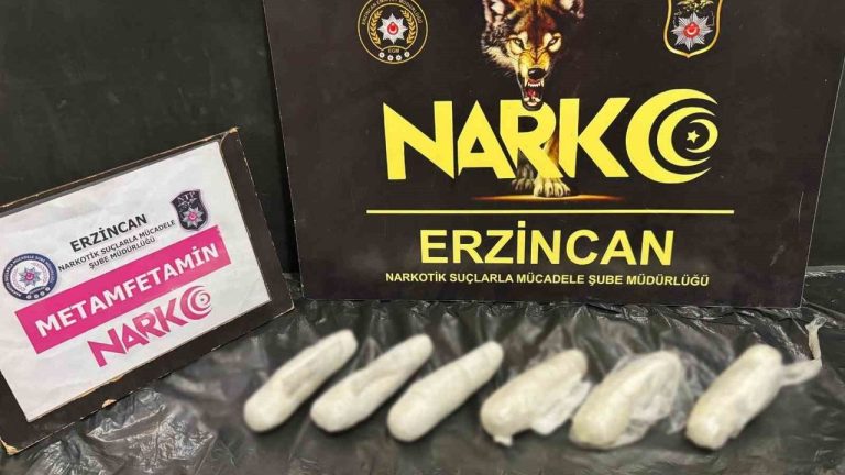 Erzincan’da 565 gram metamfetamin ele geçirildi: 2 şüpheli tutuklandı